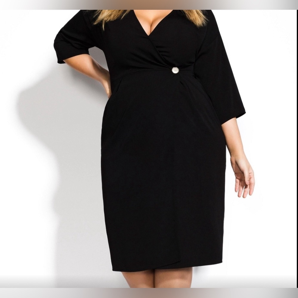 Black Wrap Dress